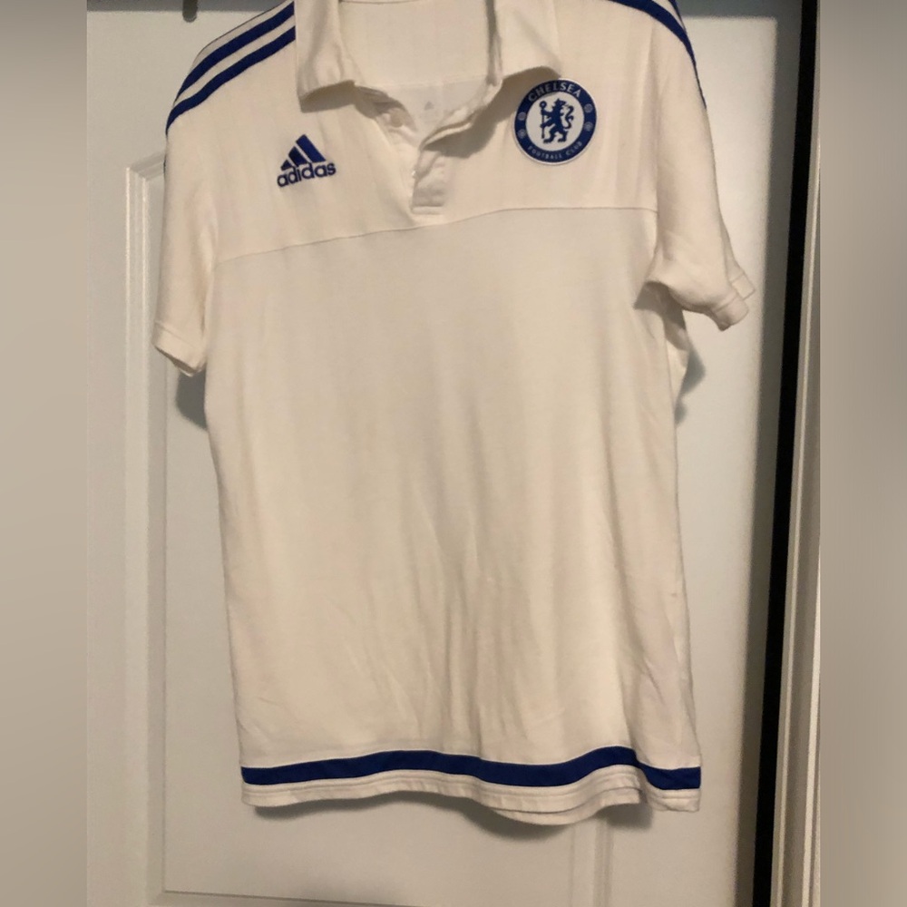 Adidas Classic White Polo size Medium
